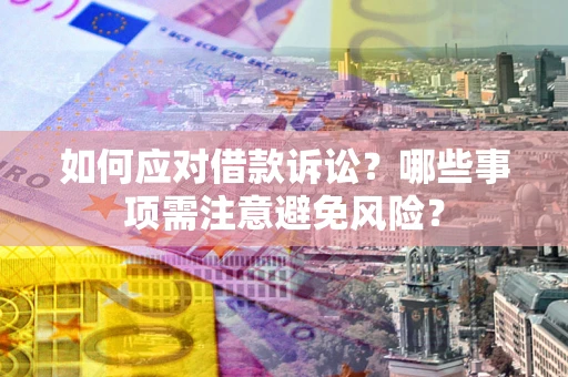 武汉如何应对借款诉讼？哪些事项需注意避免风险？
