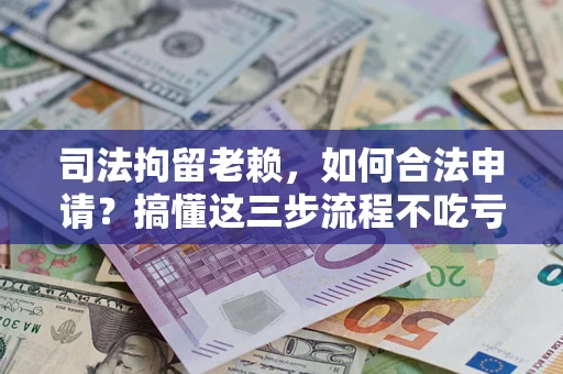 武汉司法拘留老赖，如何合法申请？搞懂这三步流程不吃亏！