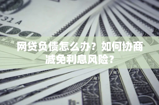武汉网贷负债怎么办？如何协商减免利息风险？