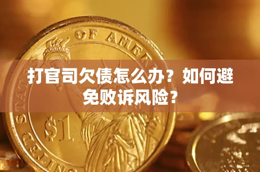 武汉打官司欠债怎么办？如何避免败诉风险？
