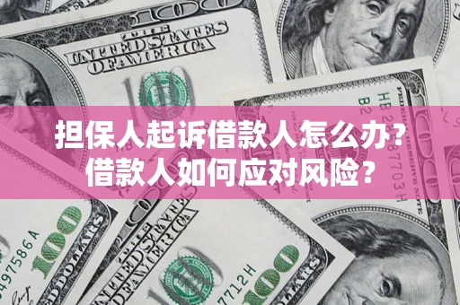 武汉担保人起诉借款人怎么办？借款人如何应对风险？